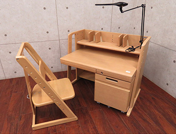 充実の品 okamuraオカムラ⭐︎ピエルナ 学習机 ワゴン付き - 机/テーブル